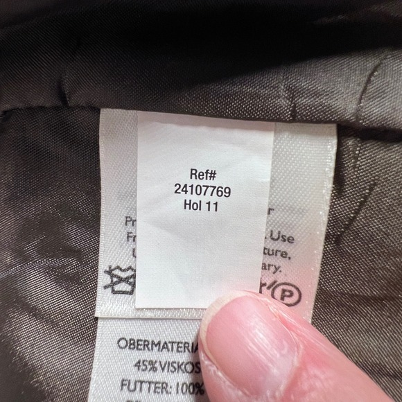 Eddie Bauer Womens Size 6 Wool Silk Blend Trousers Blakely Fit Brown Dress Pants - Picture 8 of 16